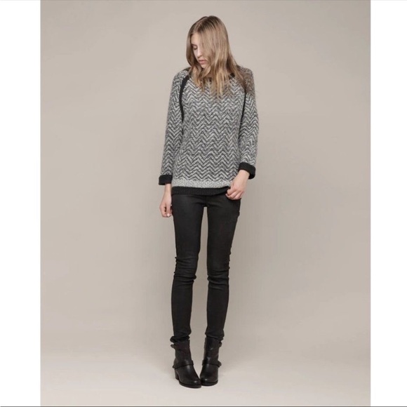 rag & bone 'Harper' Moto Boot stocked heel adjustable straps Black Size 9 - Picture 12 of 12